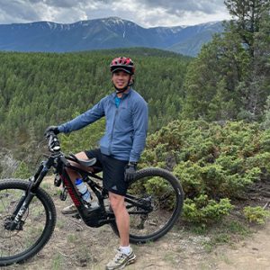 Keith mountain biking